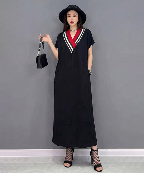 Line Collar Dress