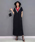 Line Collar Dress