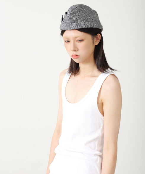 Herringbone Fold Cap