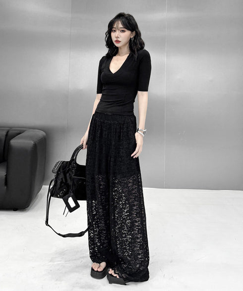 Lace Drift Pants