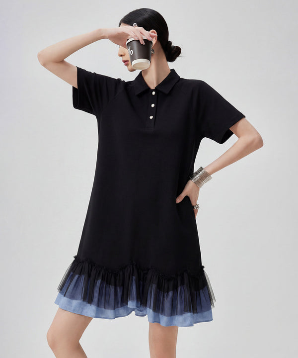 Virella Ruffle Mid-length Dress