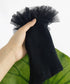 Halo Frill Rib Socks