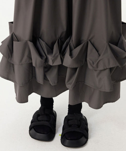 Frill Curve Skirt