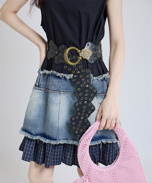 Crest Eyelet Belt
