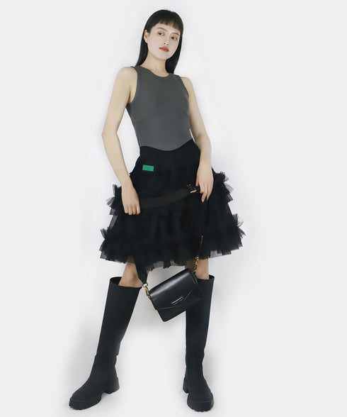 Cascade Ruffle Skirt