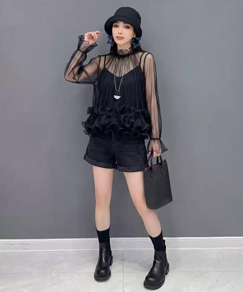Ruffle Mist Blouse