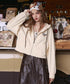 Mocha Crop Hoodie