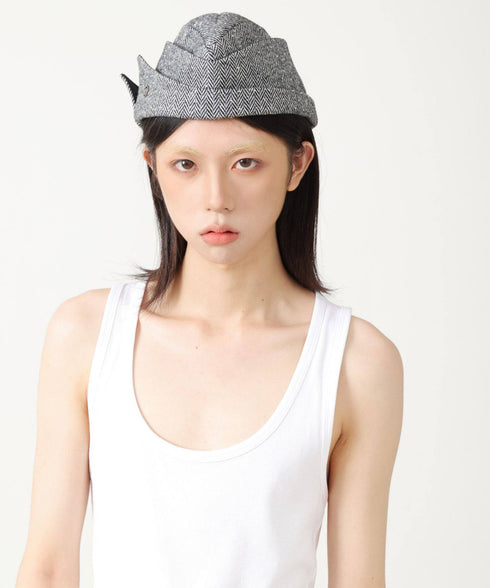 Herringbone Fold Cap