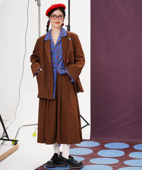 Retro Dot Layer Brown Series