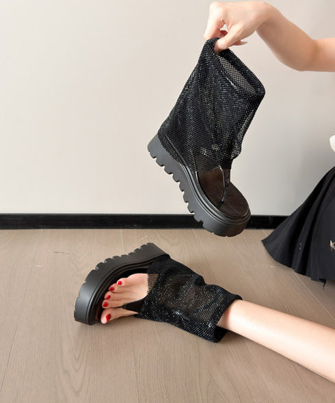Crystal Mesh Sandal