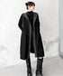 Hood Frame Long Vest