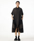 Mesh Panel Flow Dress