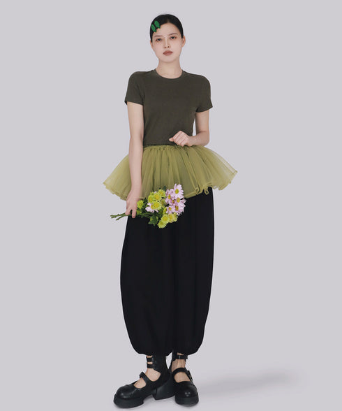Nuvella Barrel Pants