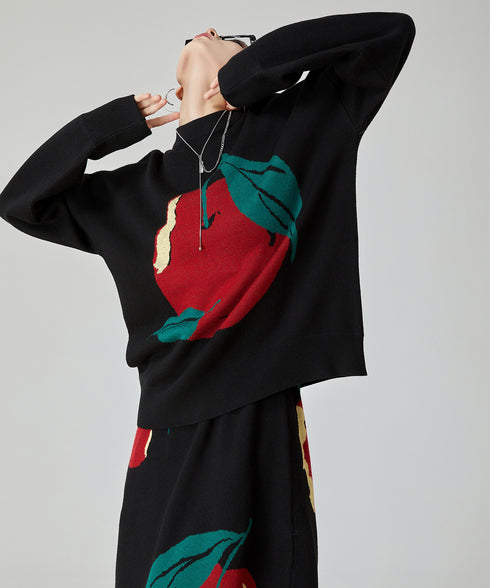 Apple Jacquard Knit Series