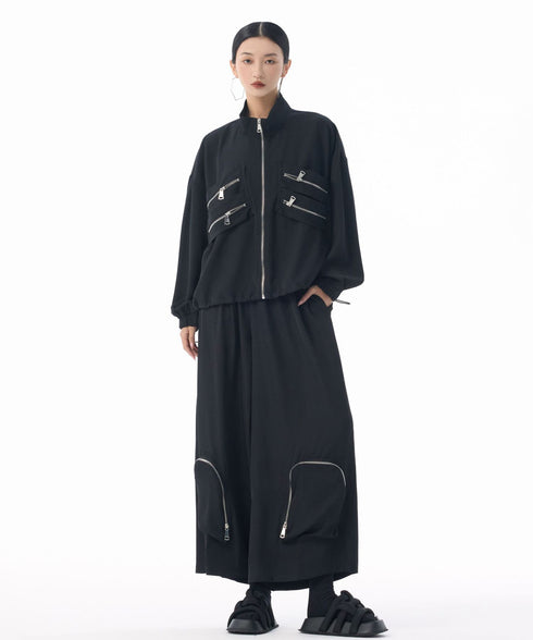 MultiPocket ZipUp Top