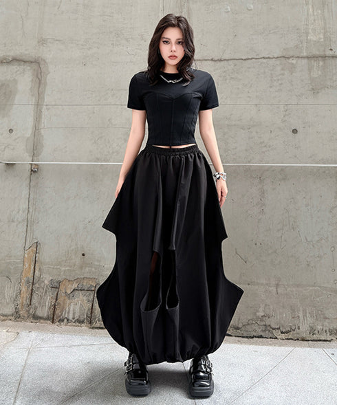 Drape Volume Skirt