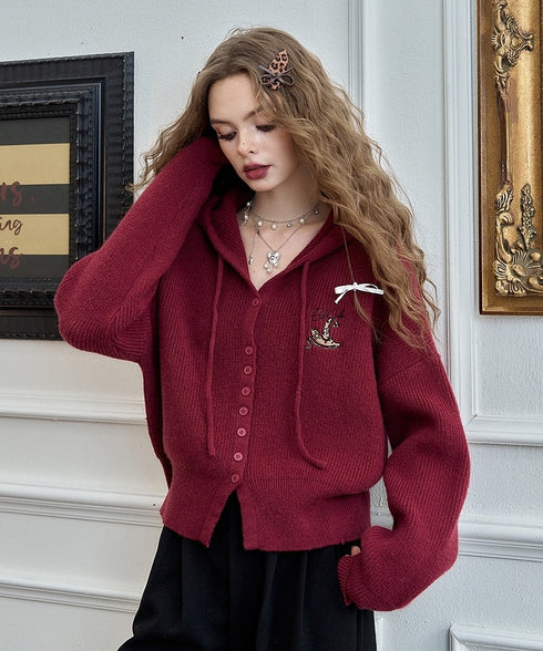 Mirelle Hood Cardigan