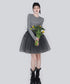 Halo Frill Rib Socks