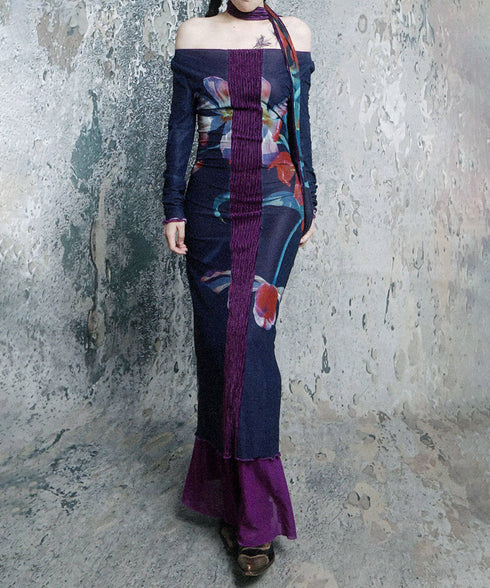 Flora Pleat Dress