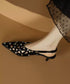 Stud Grid Sling Heel