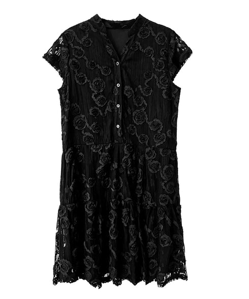 Rosette Tier Dress