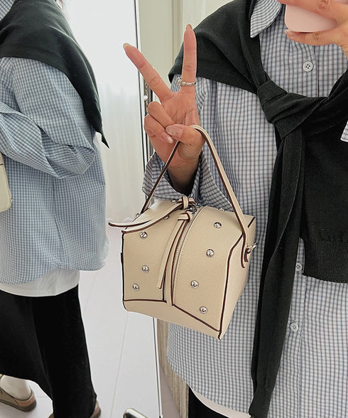 Stud Mini Box Bag
