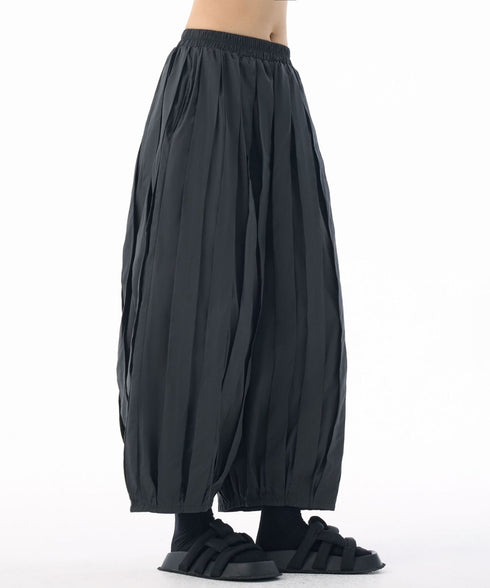 Pleated Volume Balloon Pants