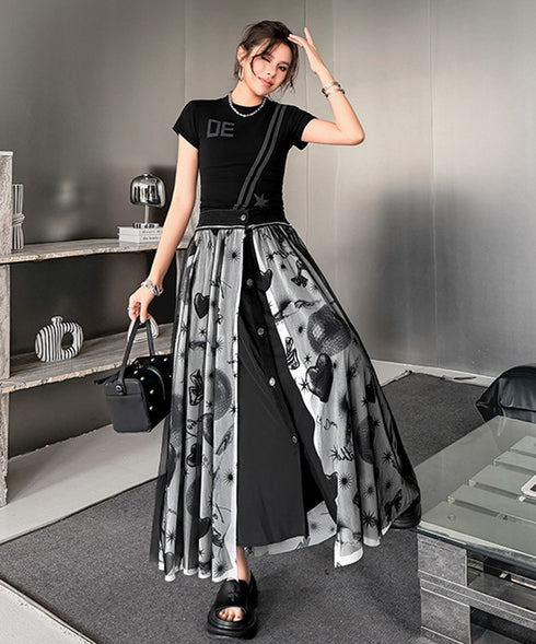 Veil Mark Skirt