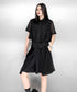 Mesh Layer Blouse & Shorts Co-ord