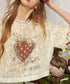 Berry Veil Top
