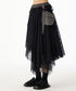 Mesh Layer Pocket Skirt