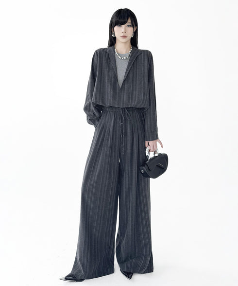 Bicolor Zip Top & Skirt Co-ord