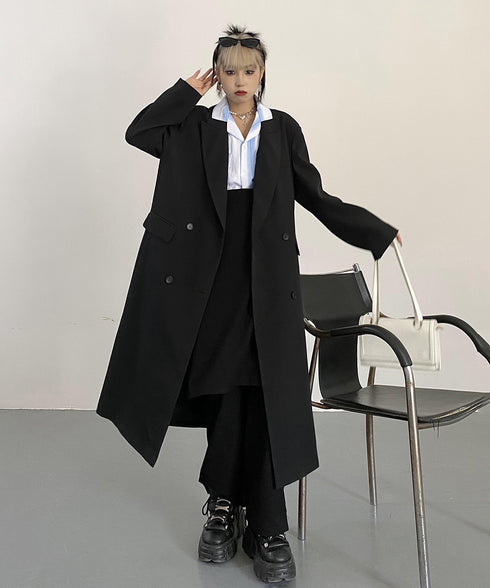 Modern Double Long Coat