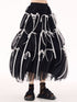 Ribbon Layered Mesh Skirt