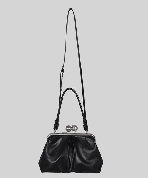 Metal Clasp Soft Bag