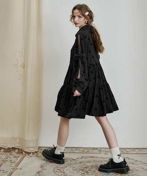 Cherry Veil Dress