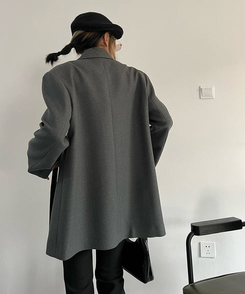 Structured Strap Tailored Jacket