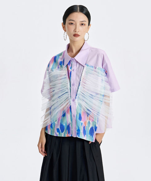 Prism Pleat Blouse