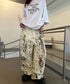 Abstract Ink Wide Pants