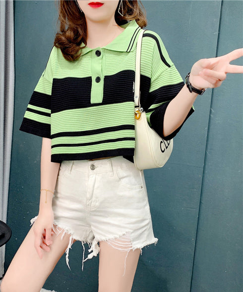 Bold Border Polo Tee