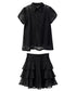 Open Frame Blouse & Shorts Co-ord