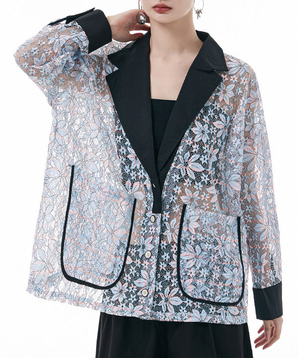 Floral Lace Sheer Jacket