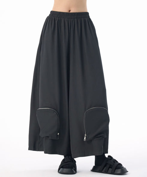 Zip Pocket Wide Pants