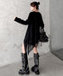 Mirevane Angled Hem Top
