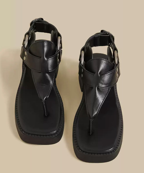 Ring Strap Platform Sandals