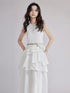 Frill Layered Combination Dress