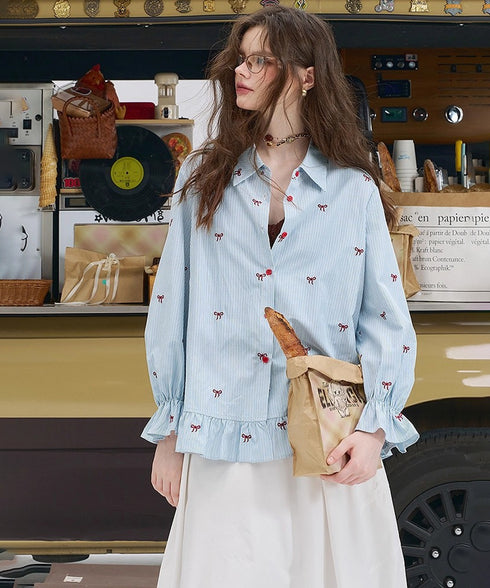 Cherry Veil Blouse