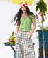 Mellow Rib Button Top