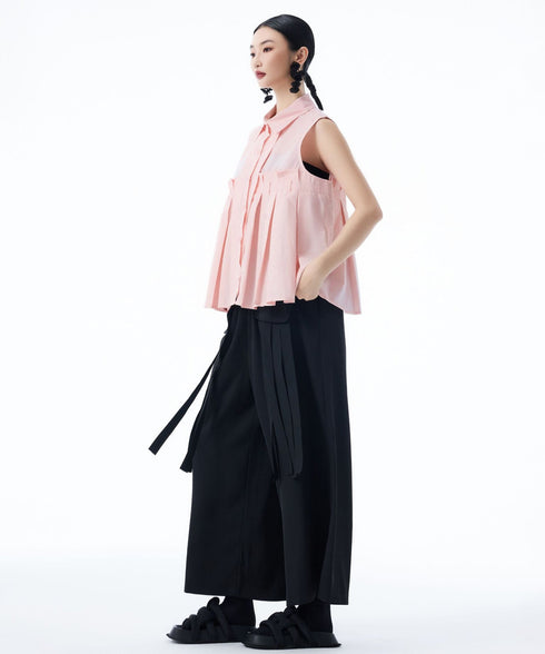 Nivelle Pleat Blouse