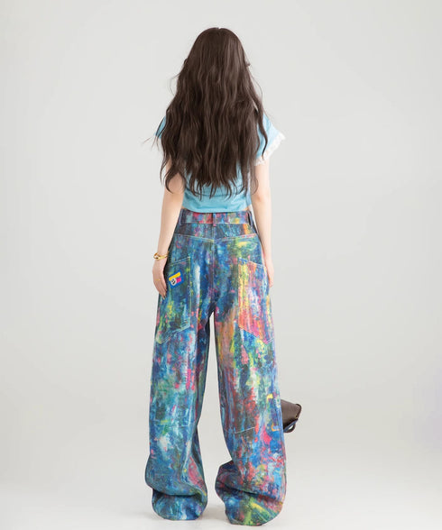 Art Color Wide Pants